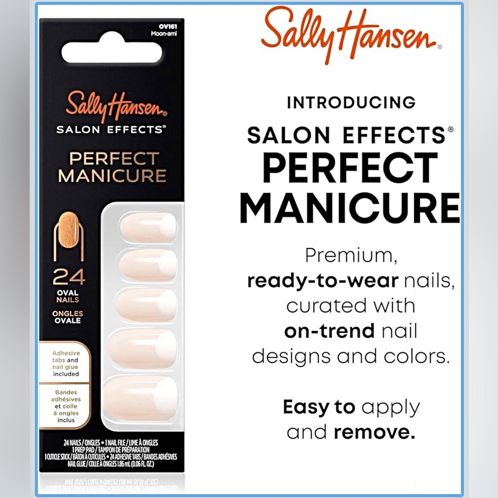 🆕 Sally Hansen Salon Effects Perfect Manicure - Cream